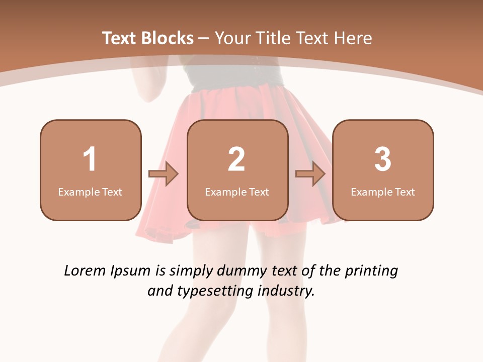 Lady Costume Germany PowerPoint Template