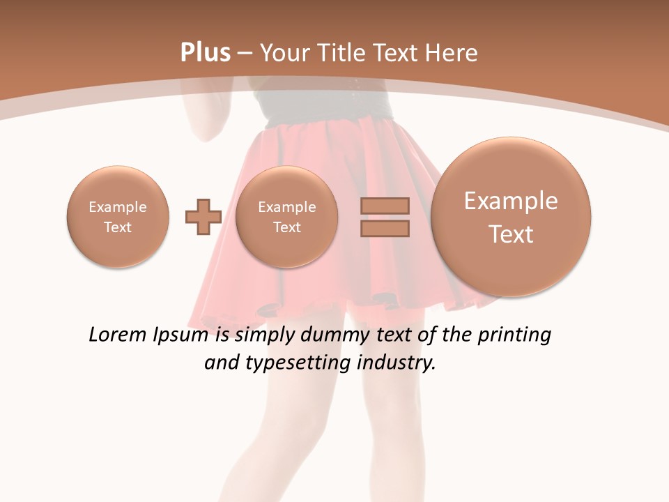 Lady Costume Germany PowerPoint Template