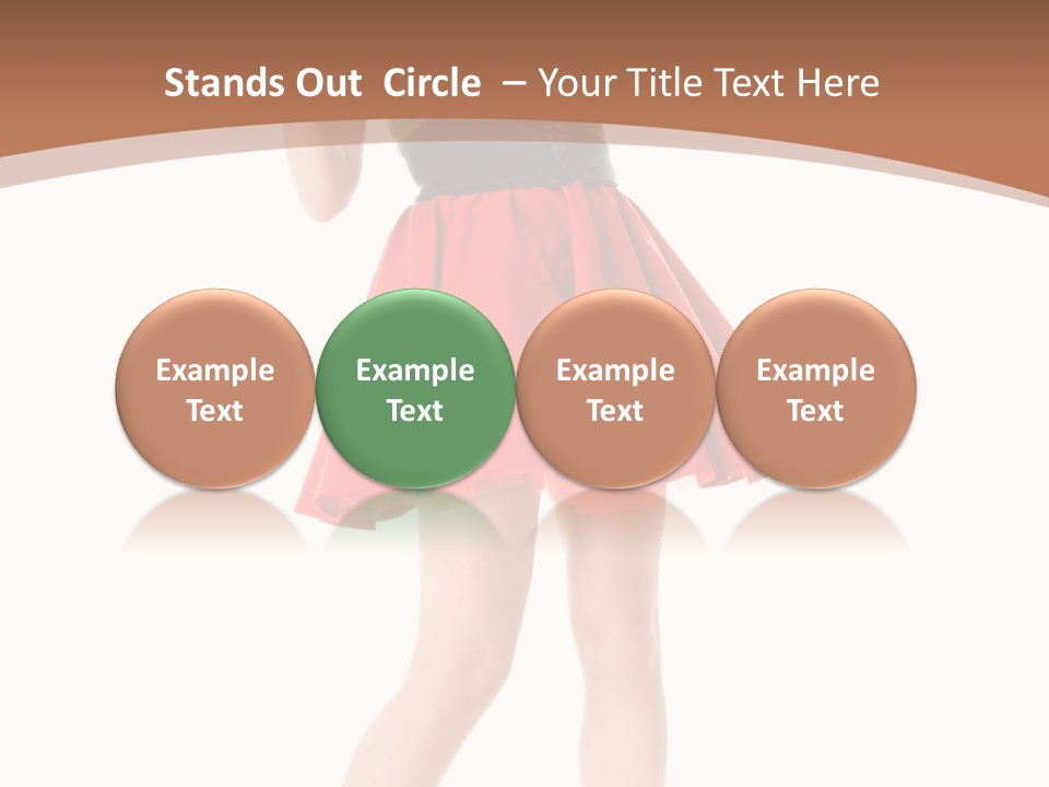 Lady Costume Germany PowerPoint Template