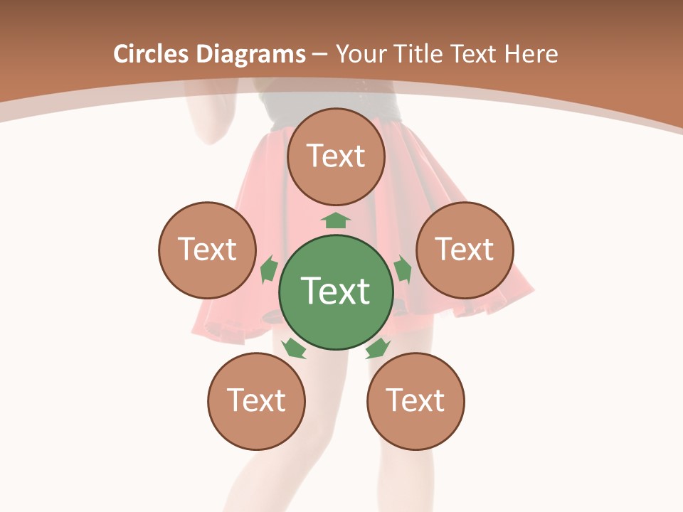 Lady Costume Germany PowerPoint Template