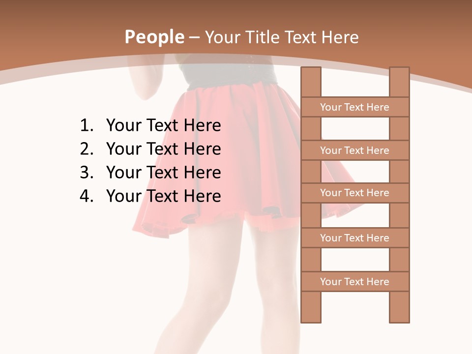 Lady Costume Germany PowerPoint Template