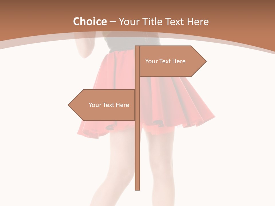 Lady Costume Germany PowerPoint Template