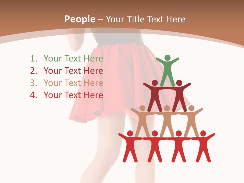 Lady Costume Germany PowerPoint Template