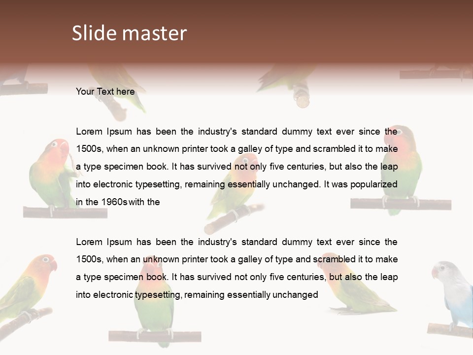 Sympathy Loud Branch PowerPoint Template