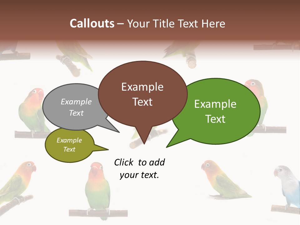 Sympathy Loud Branch PowerPoint Template