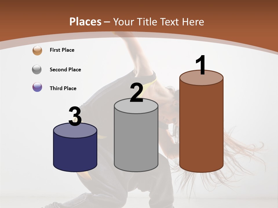 Action Moving Aerobics PowerPoint Template