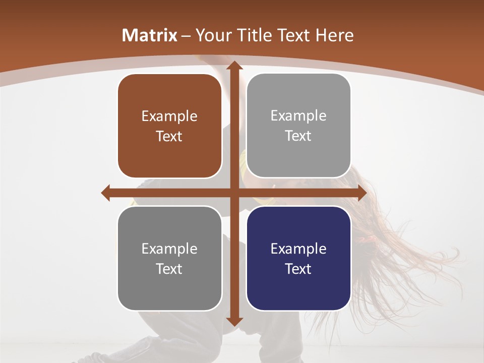 Action Moving Aerobics PowerPoint Template