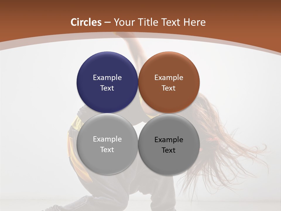 Action Moving Aerobics PowerPoint Template