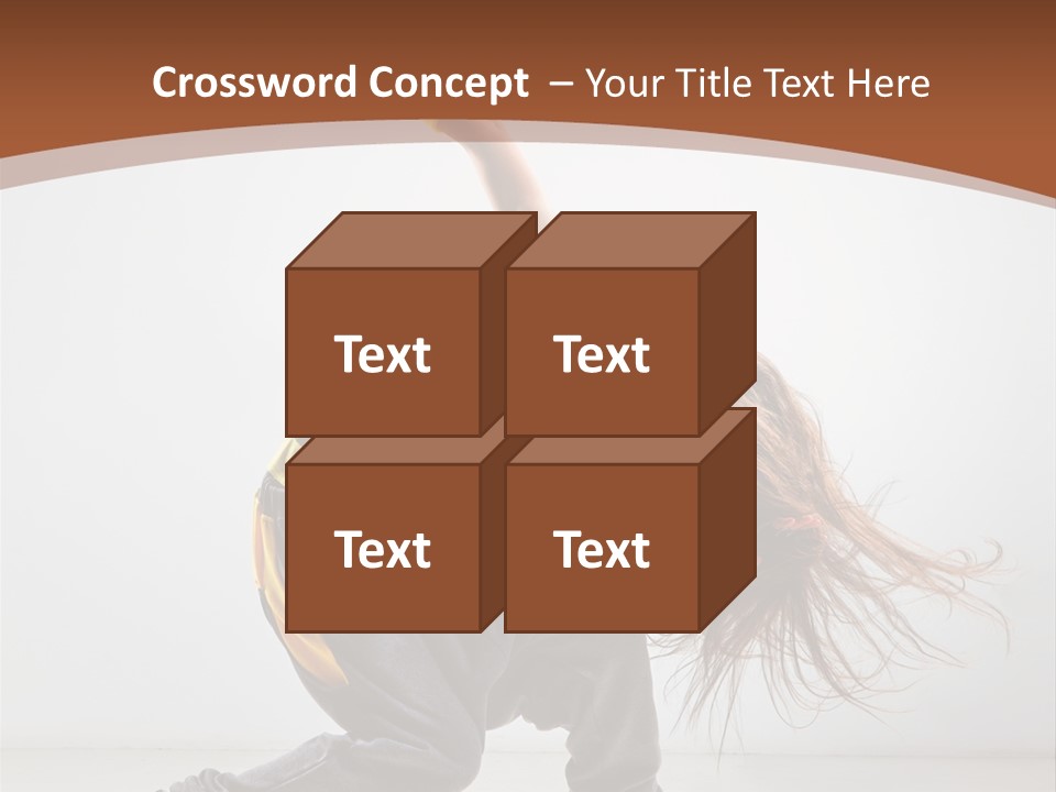 Action Moving Aerobics PowerPoint Template