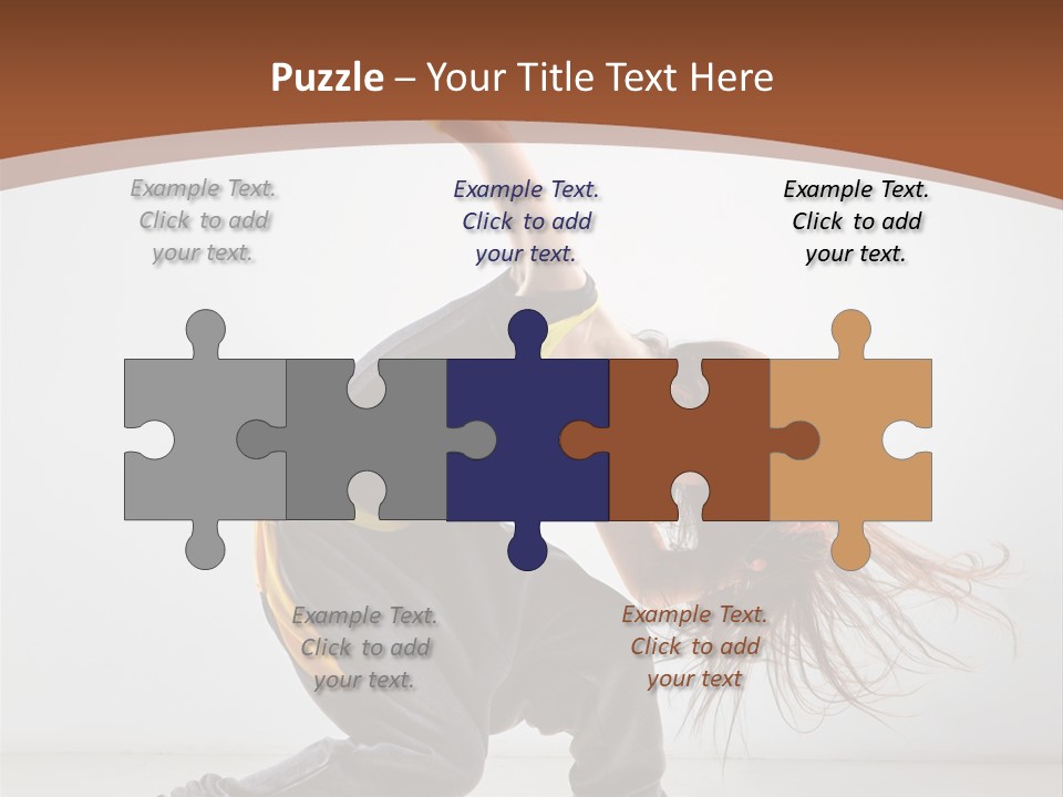 Action Moving Aerobics PowerPoint Template