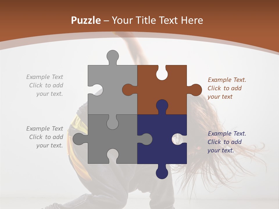 Action Moving Aerobics PowerPoint Template