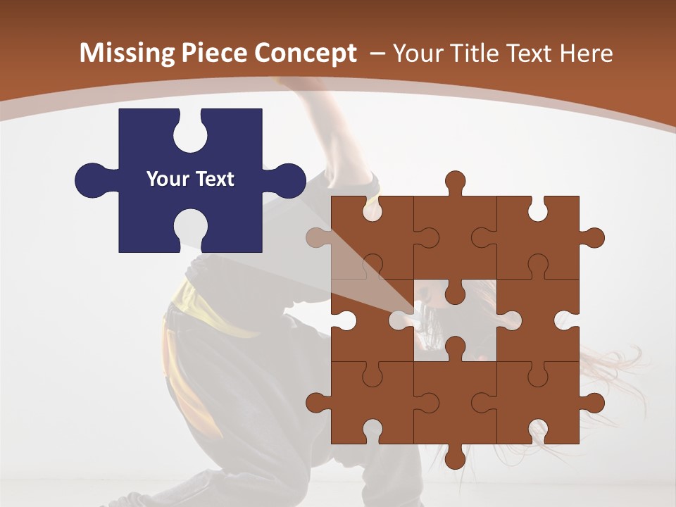 Action Moving Aerobics PowerPoint Template