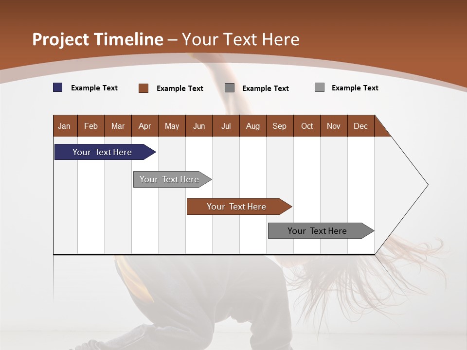Action Moving Aerobics PowerPoint Template
