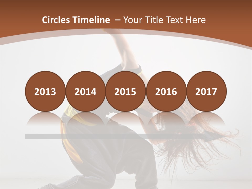 Action Moving Aerobics PowerPoint Template