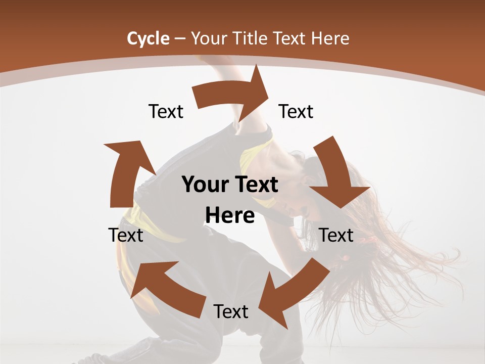 Action Moving Aerobics PowerPoint Template