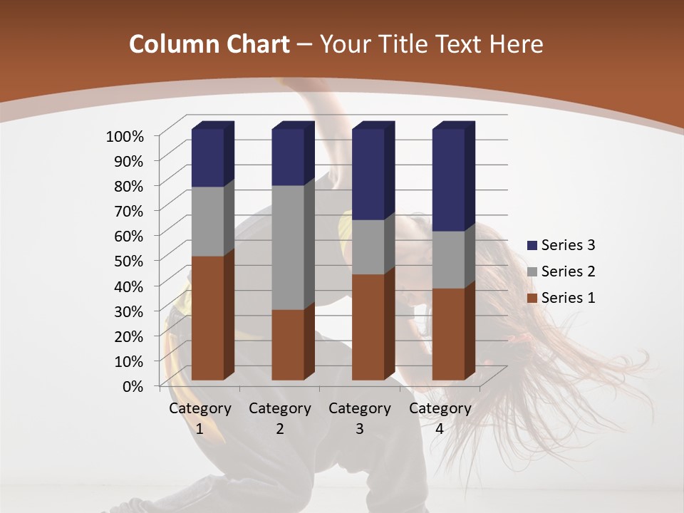 Action Moving Aerobics PowerPoint Template