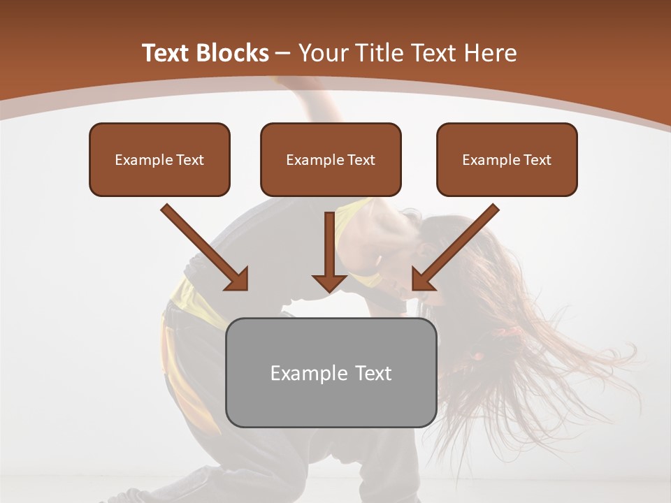 Action Moving Aerobics PowerPoint Template