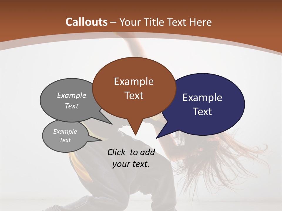 Action Moving Aerobics PowerPoint Template