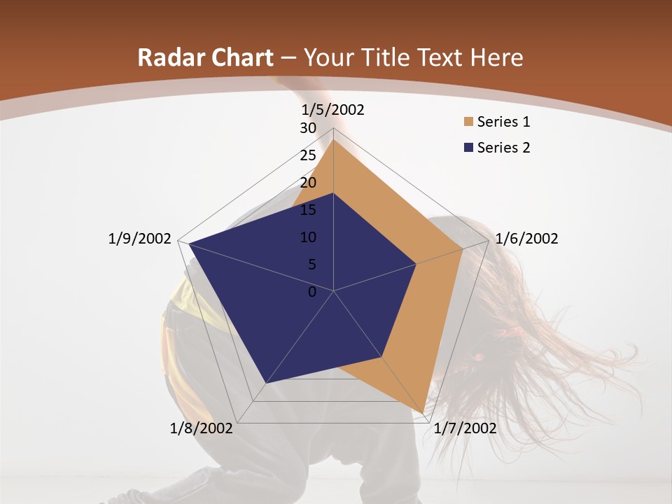 Action Moving Aerobics PowerPoint Template