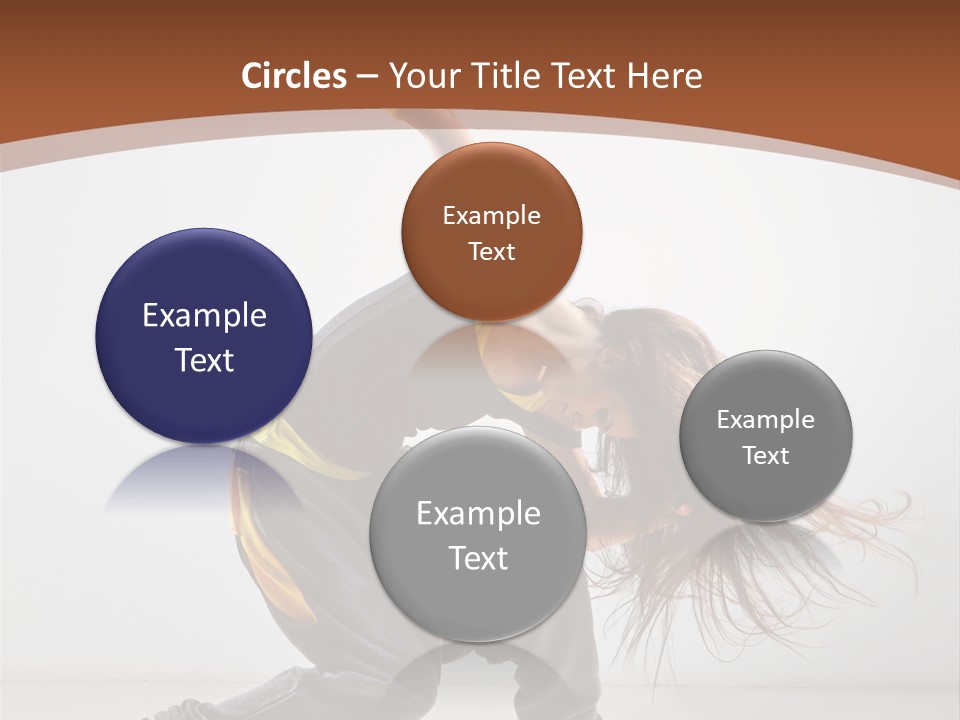 Action Moving Aerobics PowerPoint Template