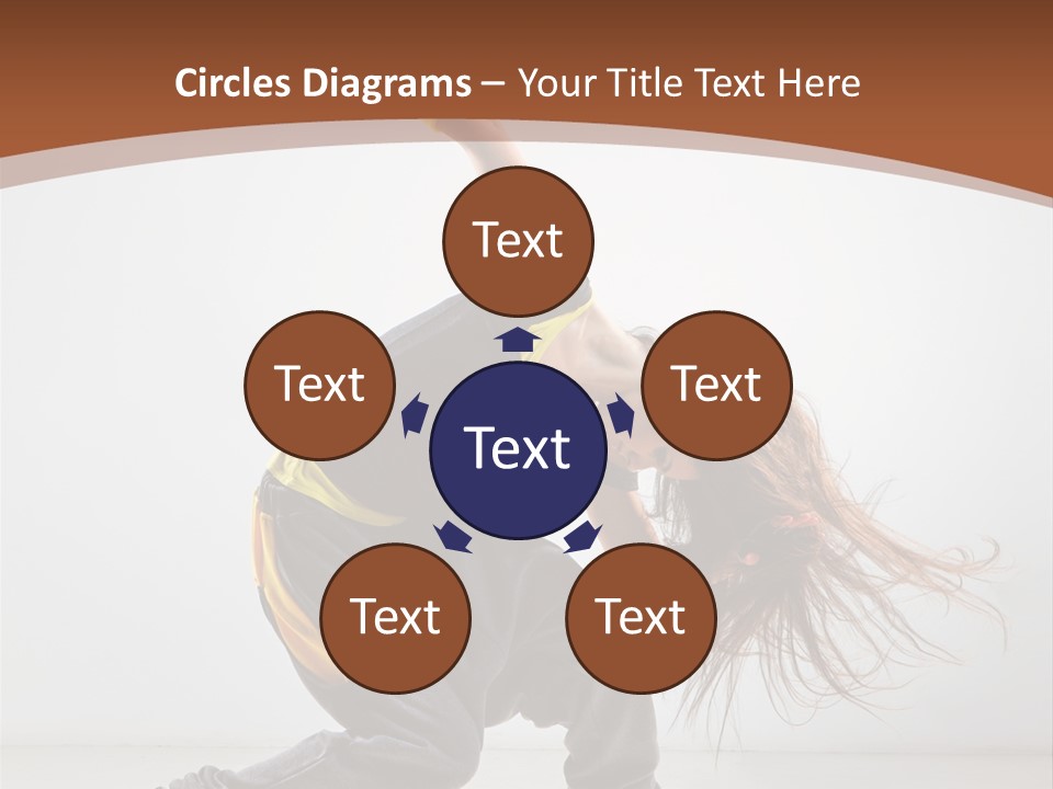 Action Moving Aerobics PowerPoint Template