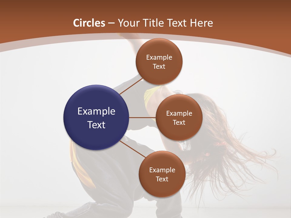 Action Moving Aerobics PowerPoint Template