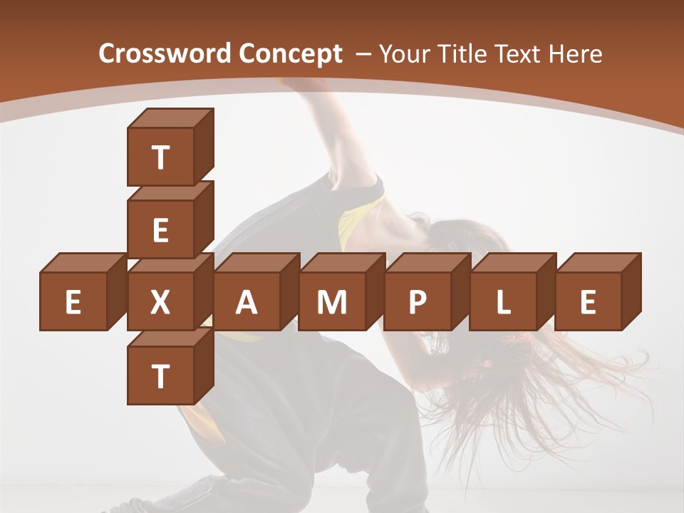 Action Moving Aerobics PowerPoint Template