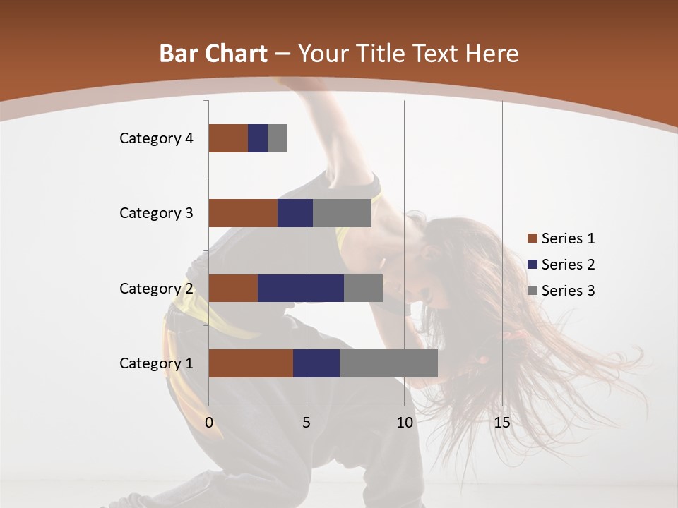 Action Moving Aerobics PowerPoint Template