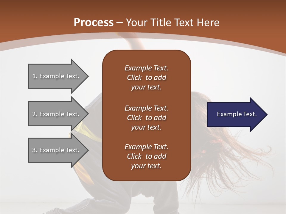 Action Moving Aerobics PowerPoint Template