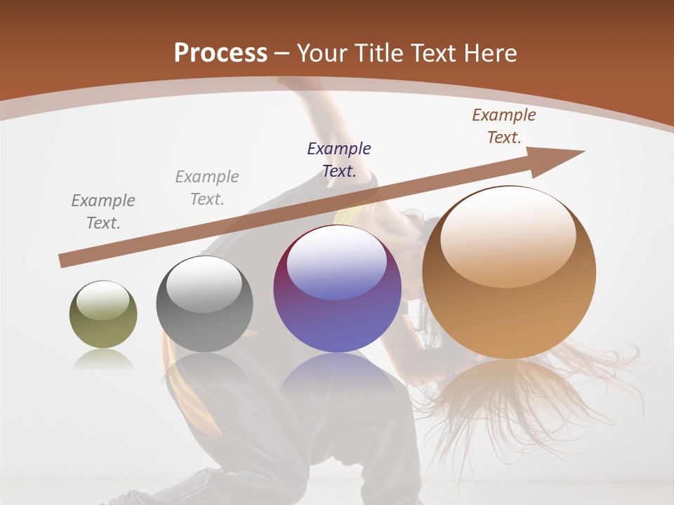 Action Moving Aerobics PowerPoint Template