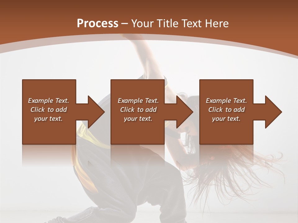 Action Moving Aerobics PowerPoint Template