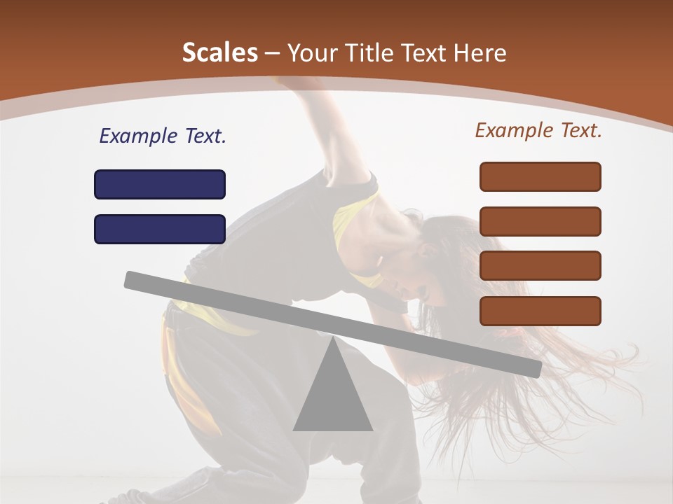 Action Moving Aerobics PowerPoint Template