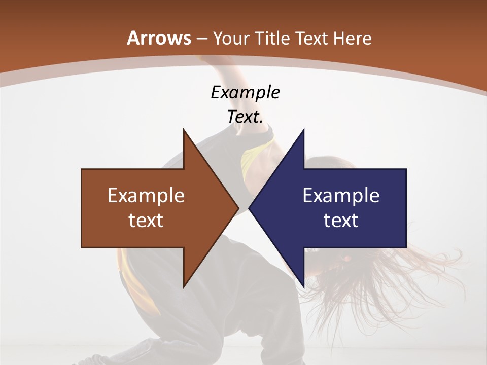 Action Moving Aerobics PowerPoint Template