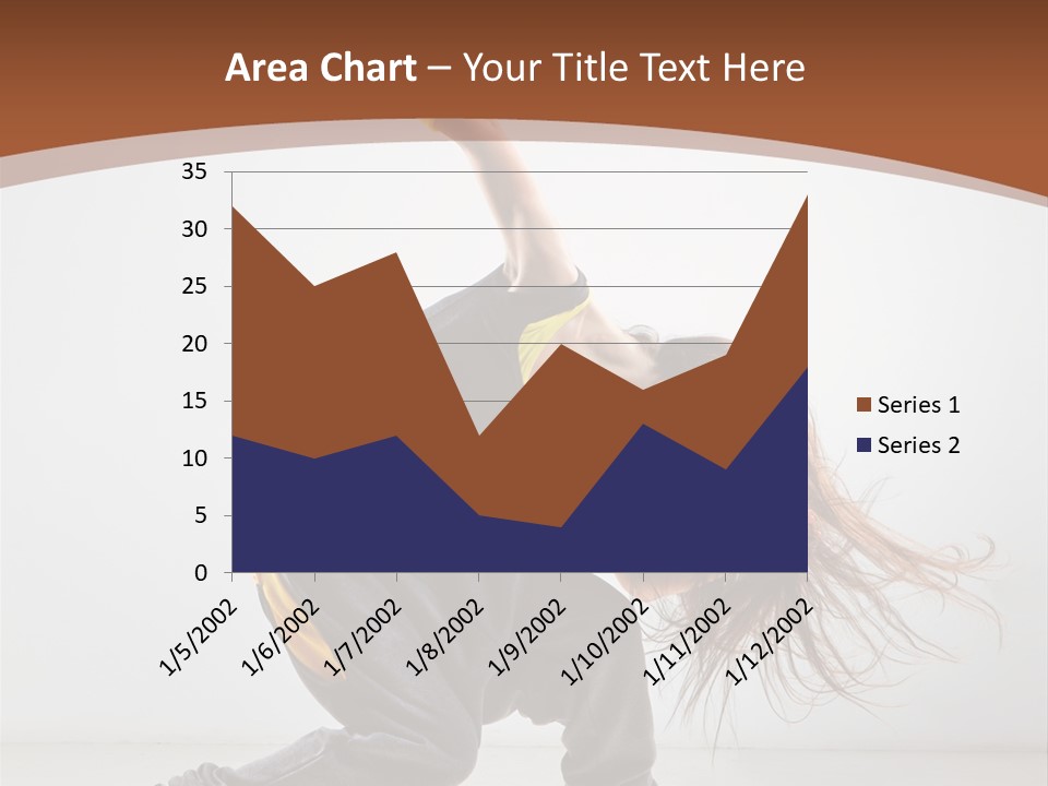 Action Moving Aerobics PowerPoint Template