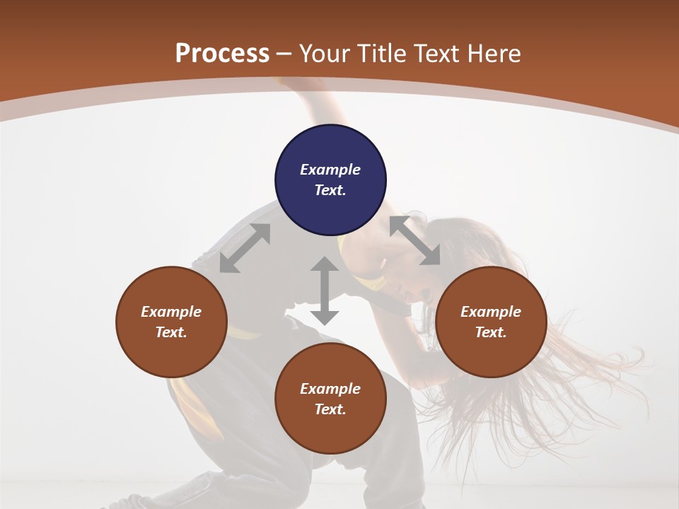 Action Moving Aerobics PowerPoint Template