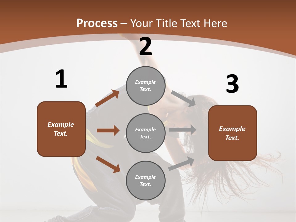 Action Moving Aerobics PowerPoint Template