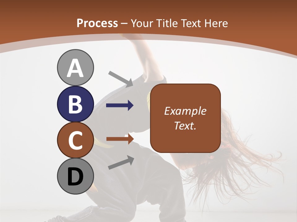 Action Moving Aerobics PowerPoint Template