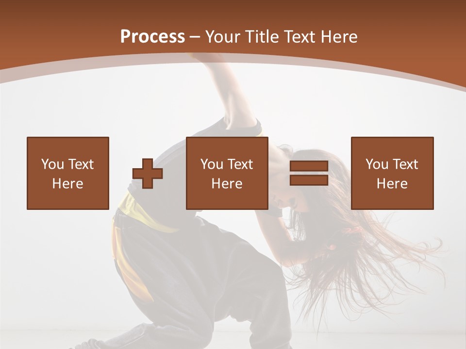Action Moving Aerobics PowerPoint Template