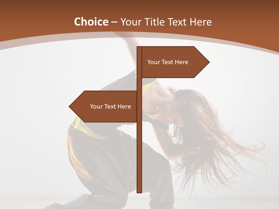 Action Moving Aerobics PowerPoint Template