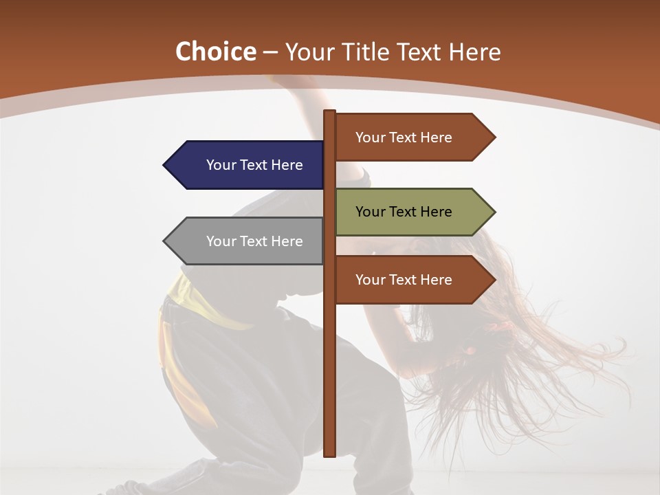 Action Moving Aerobics PowerPoint Template