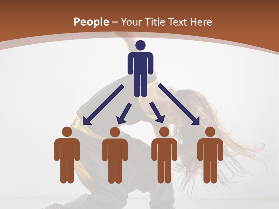 Action Moving Aerobics PowerPoint Template