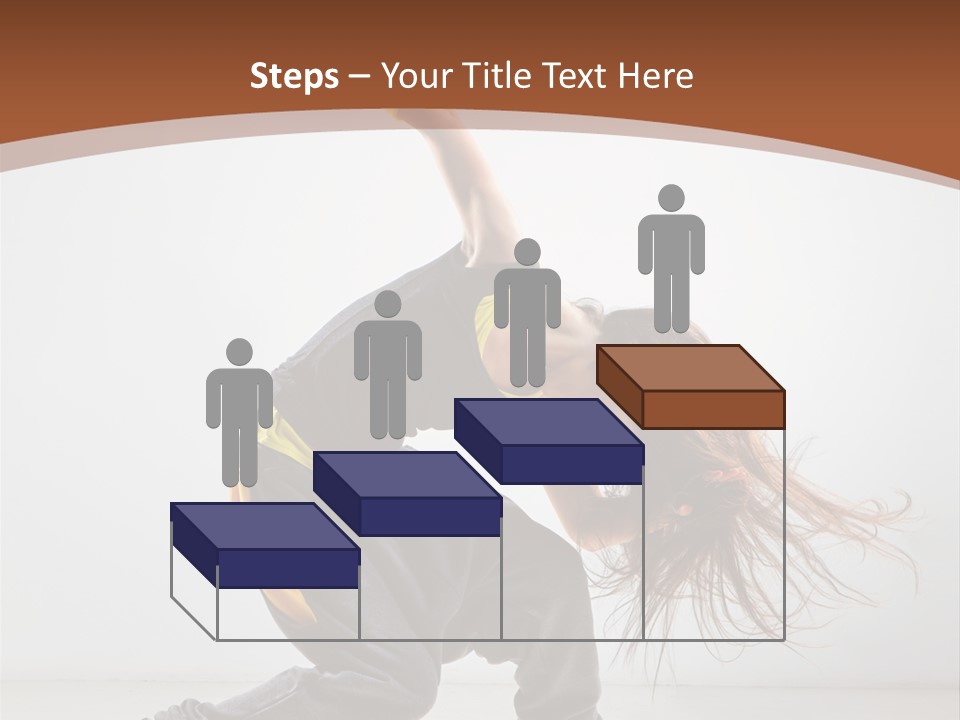 Action Moving Aerobics PowerPoint Template