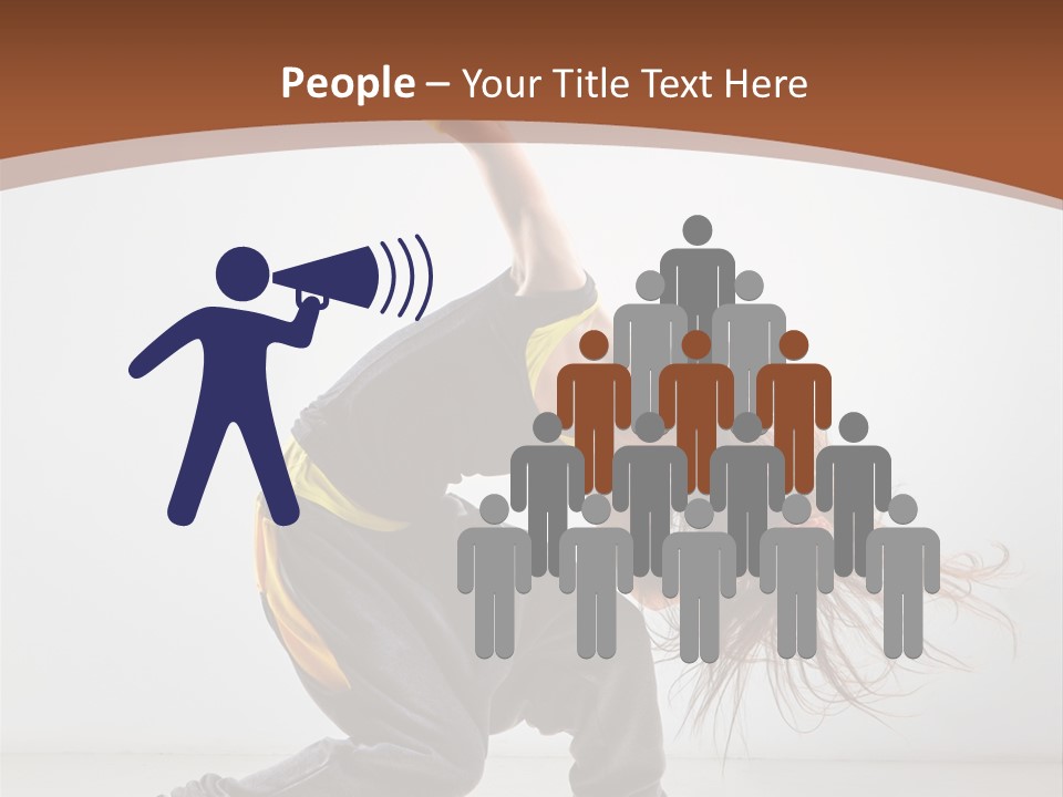 Action Moving Aerobics PowerPoint Template