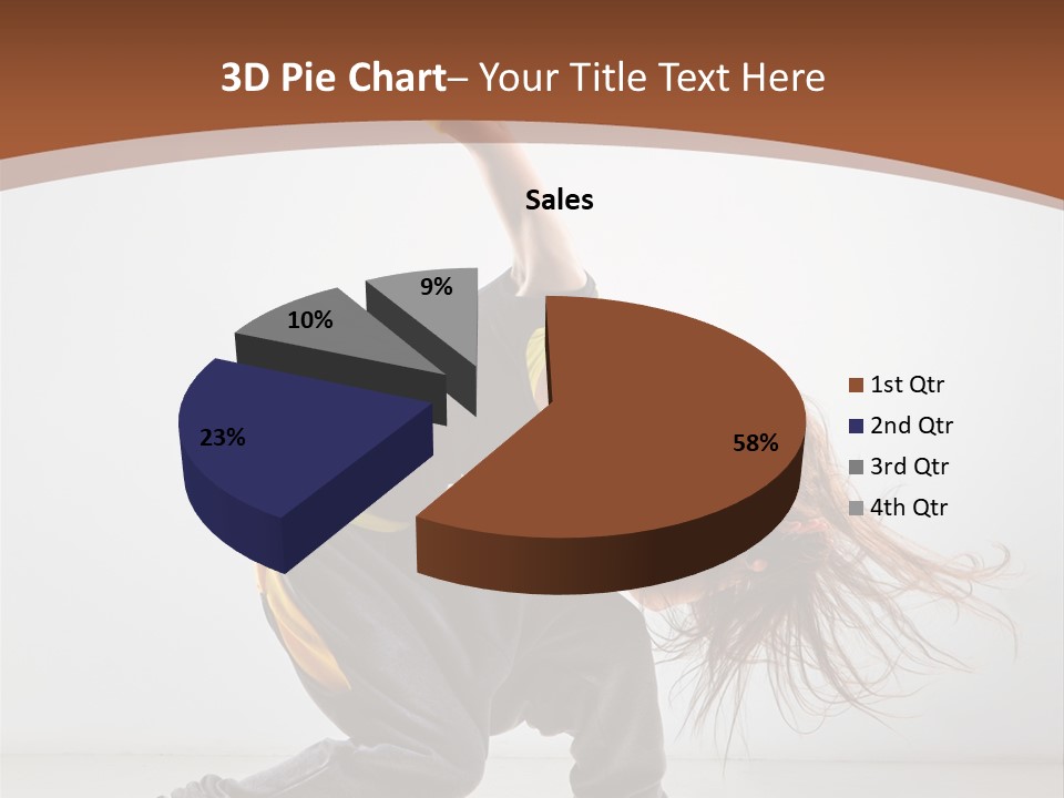 Action Moving Aerobics PowerPoint Template