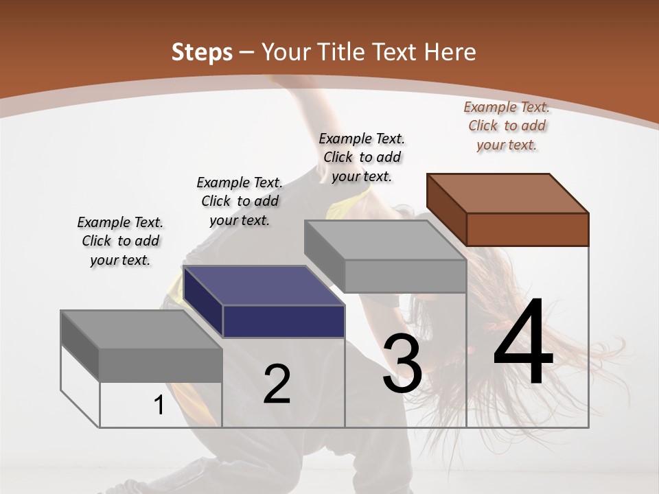 Action Moving Aerobics PowerPoint Template