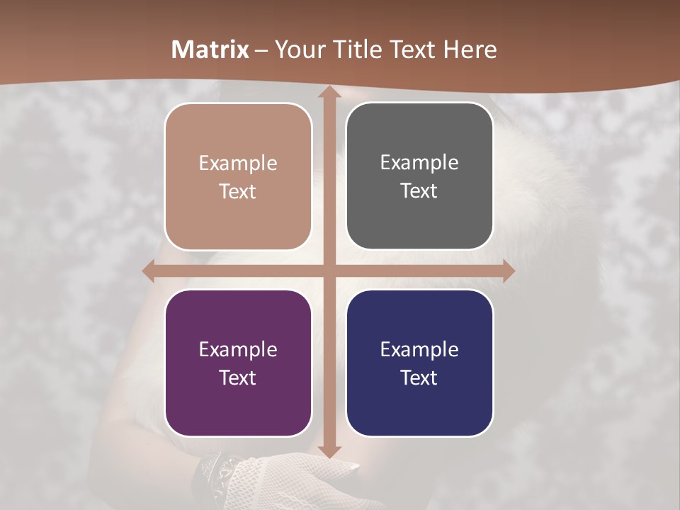 Shadows Purple Wall PowerPoint Template