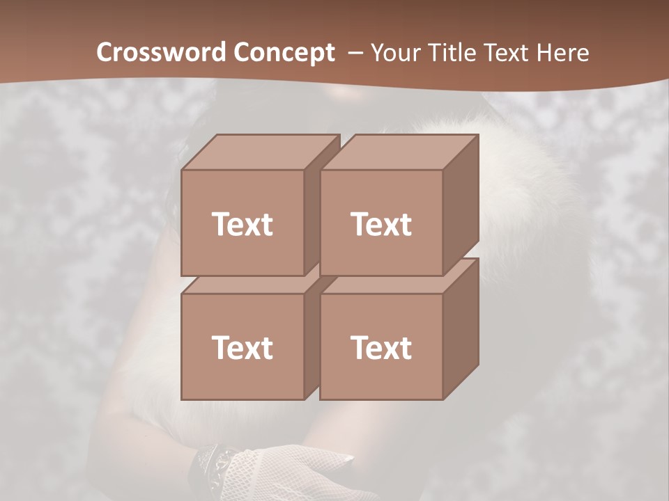 Shadows Purple Wall PowerPoint Template