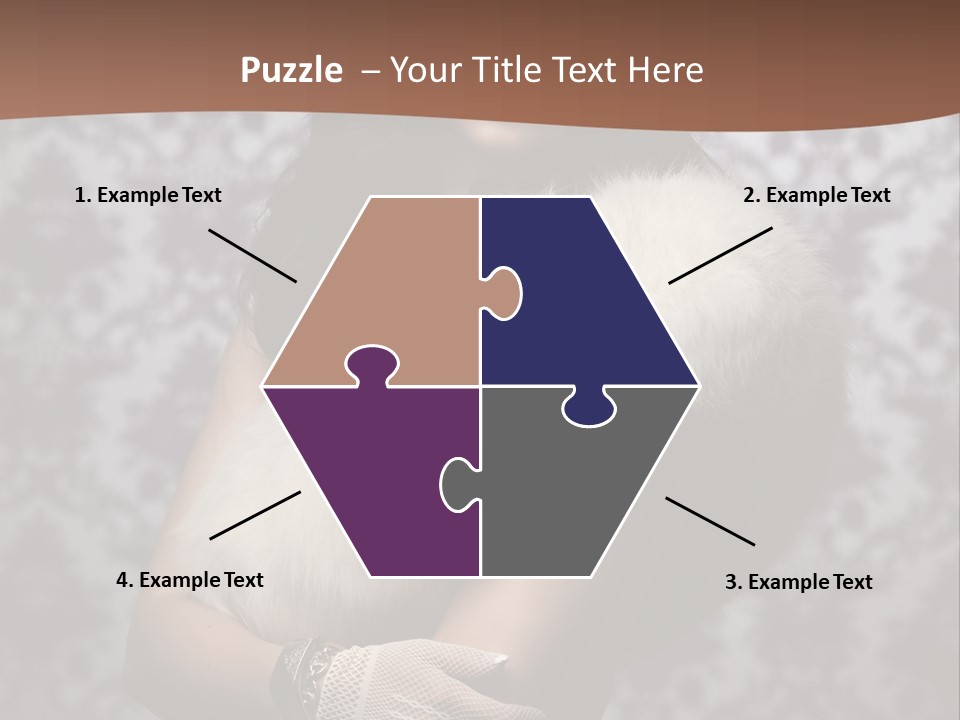 Shadows Purple Wall PowerPoint Template