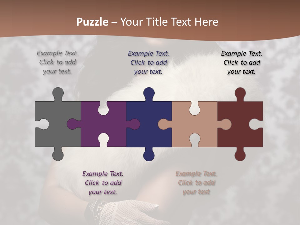 Shadows Purple Wall PowerPoint Template