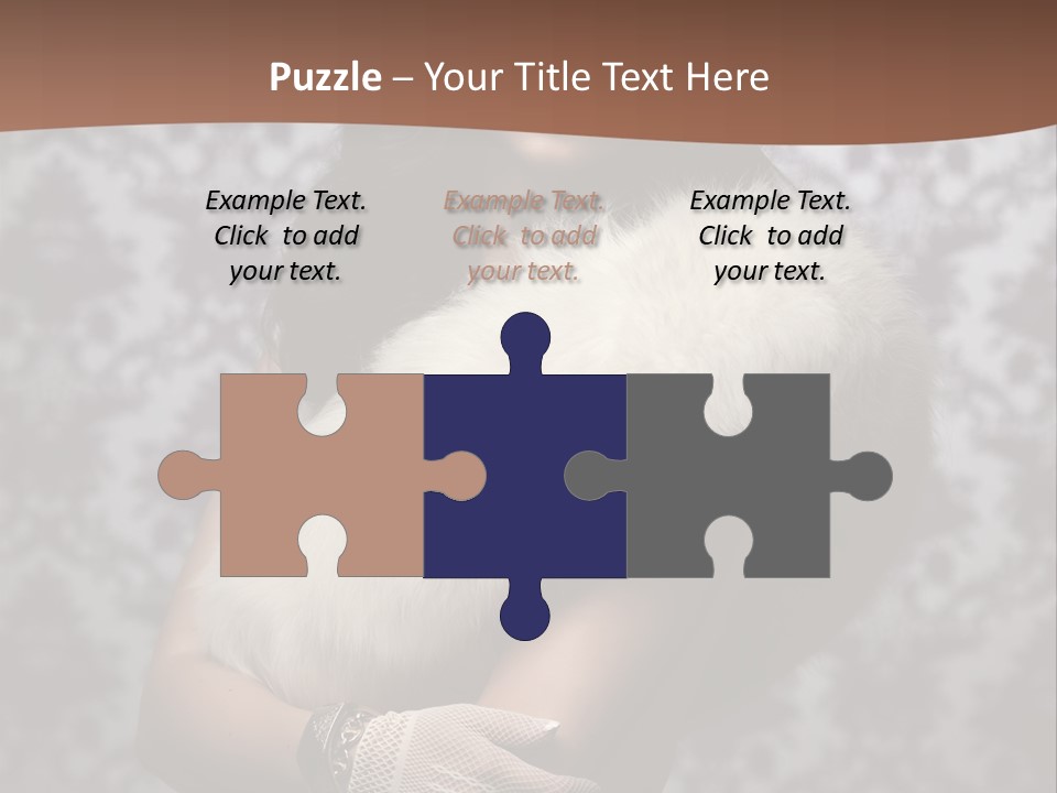 Shadows Purple Wall PowerPoint Template